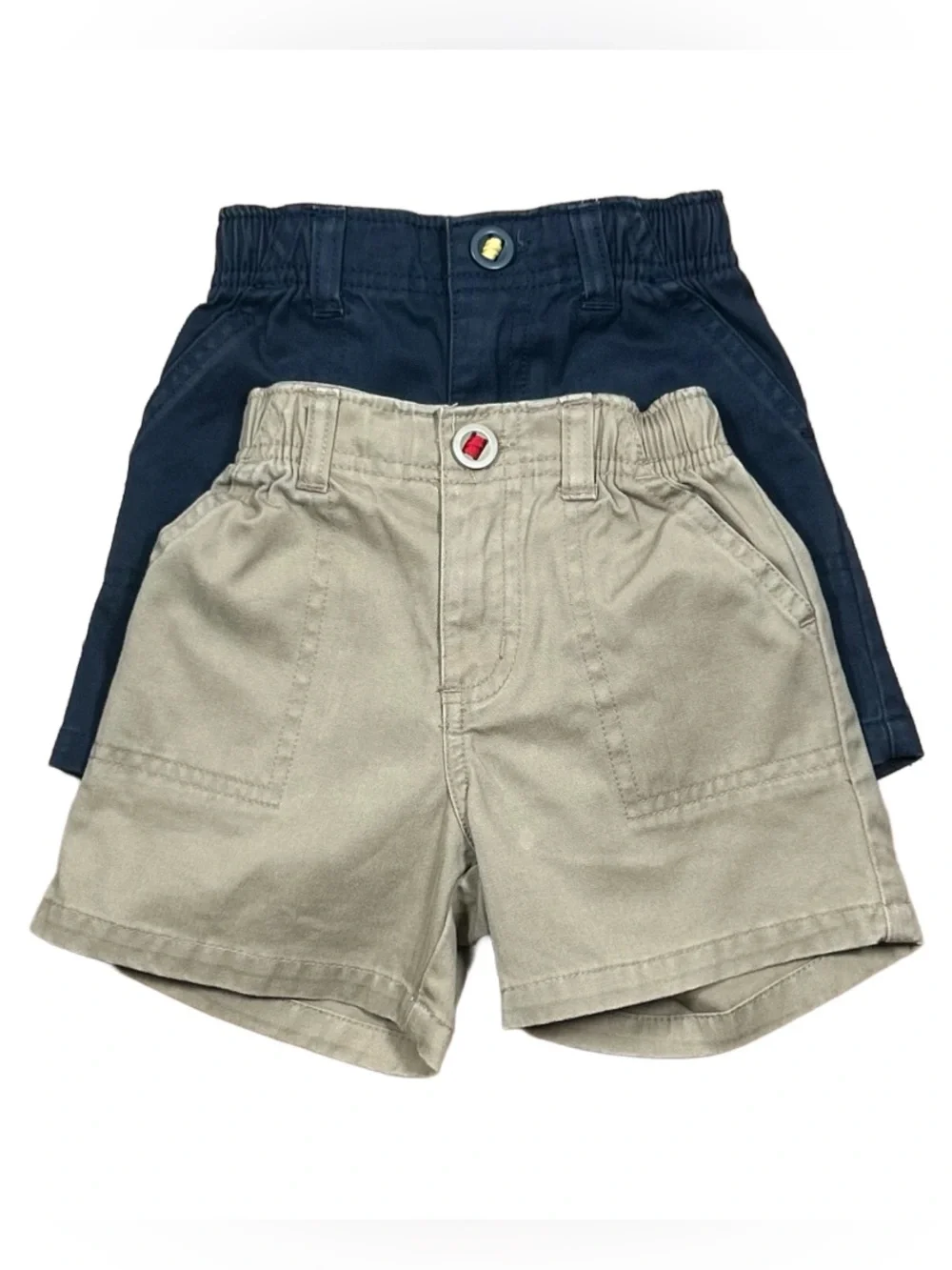 VINTAGE 90s GAP Baby Boys Utility Shorts Bundle Lot 2 Size 6–12 Months